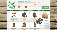 Desktop Screenshot of cabane-du-chasseur.com